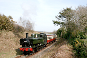 A steam engine from Bodmin & Wenford Railway.