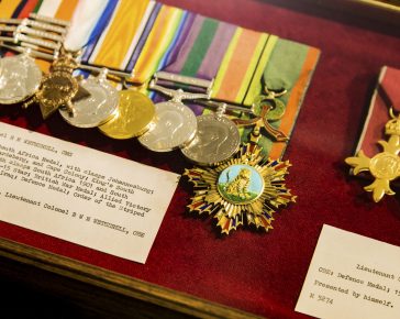 Medals awarded to Colonel R W Wetherell CMG