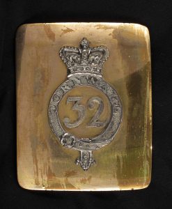 A breast plate from the 32nd regiment