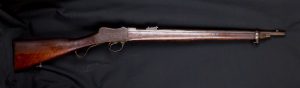 A photo of the Martini - Henry Carbine fire arm.