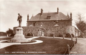The History of the Barracks - an historic image of the exterior of The Keep