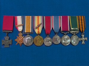 Medals at Cornwall's Regimental Museum