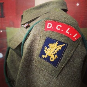 Wessex Wyvern on 5/DCLI uniform during WW2