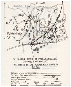 1 DCLI Second Battle of Passchendaele - Polderhoek Chateau 1917 Cornwalls Regimental Museum