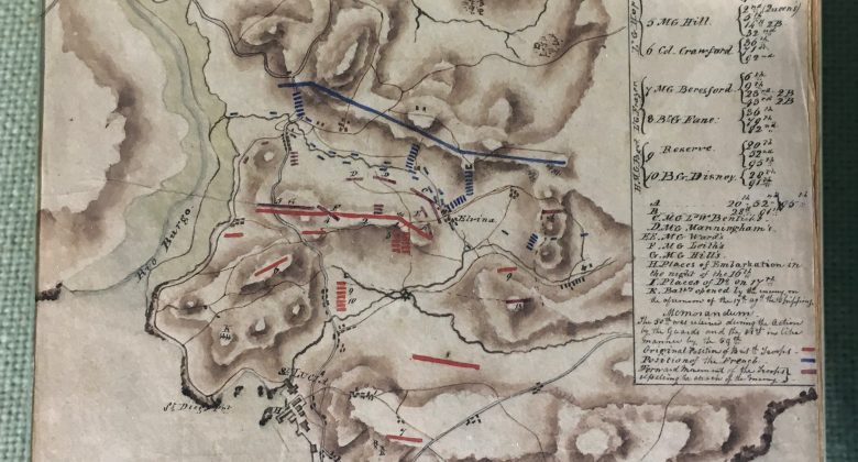 Sketch Map of Corunna - Cornwall's Regimental Museum