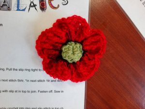 Cornwall's Regimental Museum fun palaces 2017 - Poppies for the DCLI