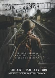Immersive Theatre Production of The Trench, Bodmin and wenford Railway, DCLI, WW1, Cornwalls Regimental Museum