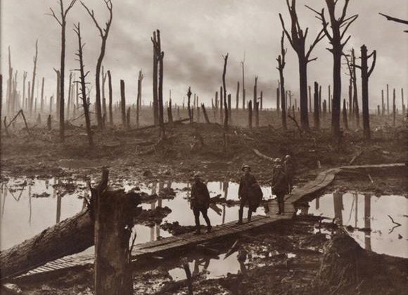 Bright but Cold - Armistice day 1918, The Trenches, Ypres
