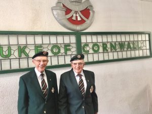 Cornwalls Regimental Museum, Bodmin Keep. Barry Cornish & Trevor Webb, 1st Battalion DCLI, National Service 1954 - 1956.