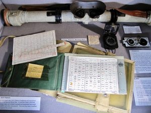Communications and Coding display, Cornwalls Regimental Museum, WW2, Bodmin Keep,