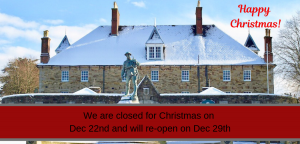 Christmas 2018 closure, merry christmas from cornwalls Regimental museum.