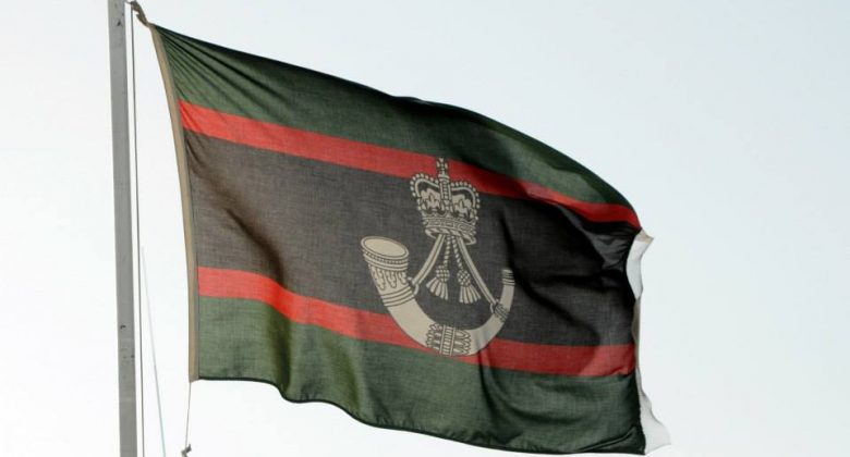 The Rifles Flag, Bodmin Keep, Formation of the Light Infantry & The Rifles, Regiment, army, soldier