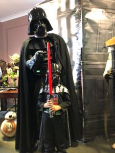 Darth Vader at Star Wars day at Bodmin Keep