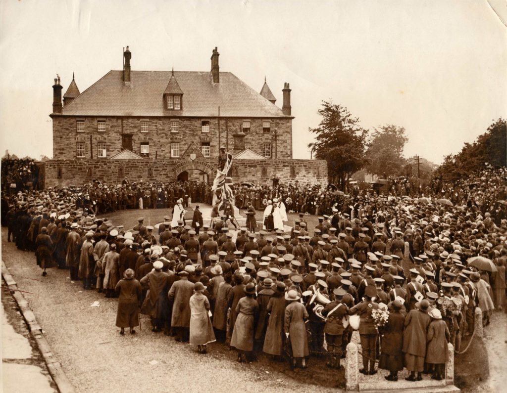 Monument_unveiling at Bodmin Keep