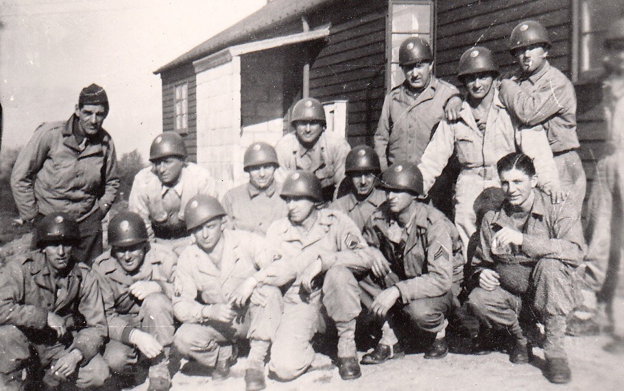 29th Infantry Division Group, Bodmin, c.1943. Image courtesy Susan Kearney. 